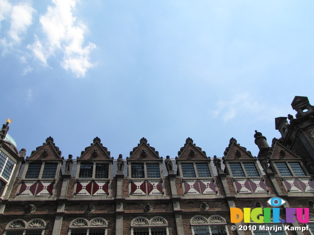 SX14899 Top row of windows in devil's house in Arnhem, The Netherlands